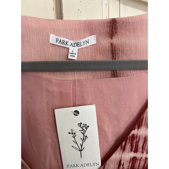 NWT Park Adelyn size large tie dye tunic top - Picture 2 of 4